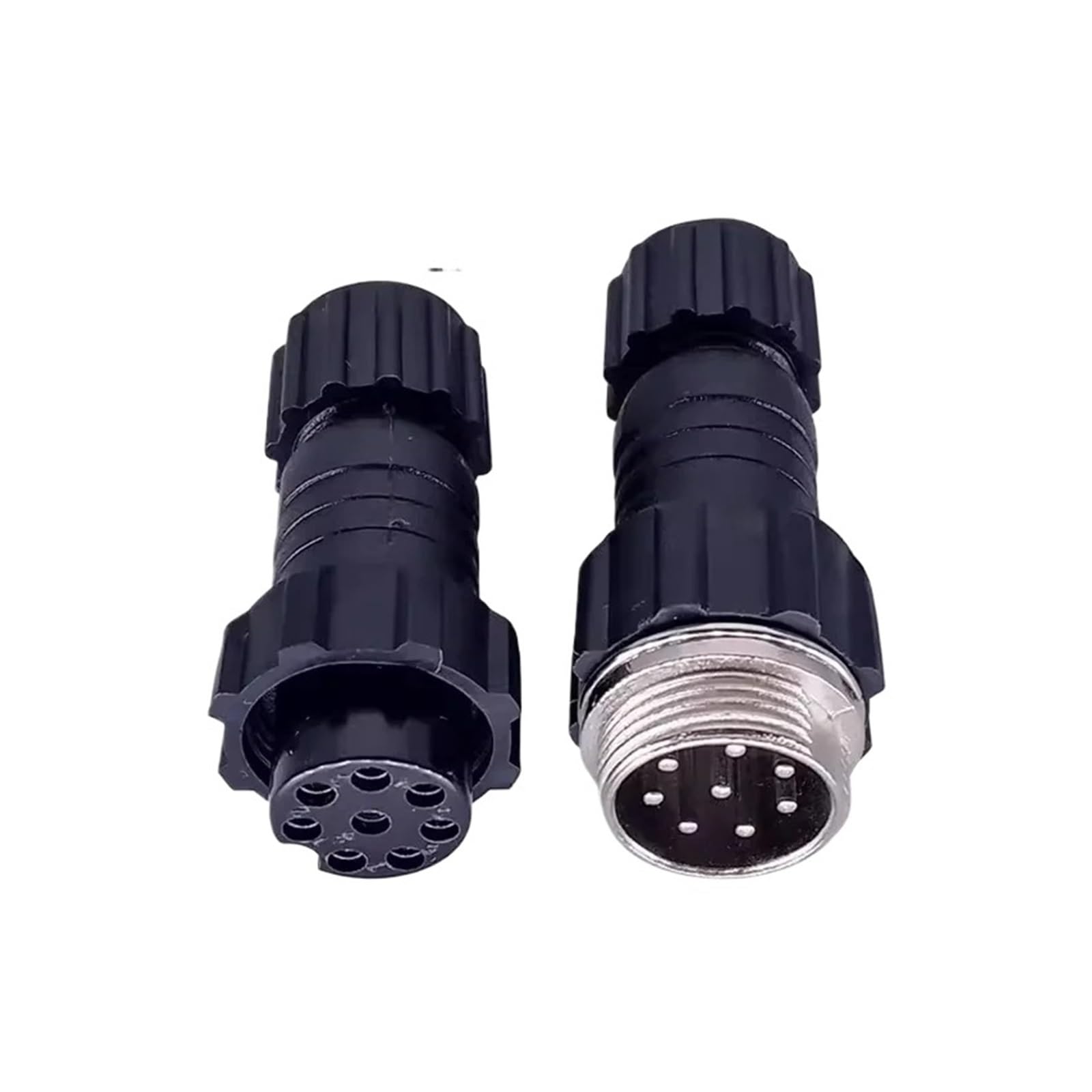 5/20 Sets GX16 M16 QL16 16MM Aviation Steckdose Männlich Weiblich Docking Back Nut Panel Mounted Connector mit 2/3/4/5/6/7/8/9 Pins(Docking 8P,20 Sets) von YZZMY