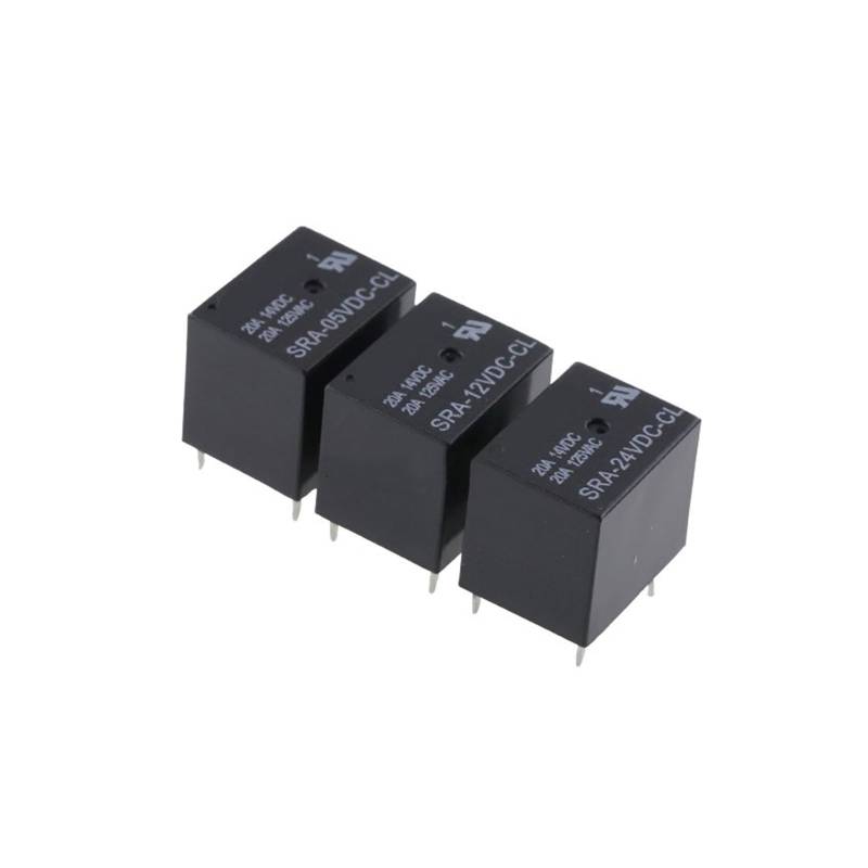 5PCS SRA-05VDC-CL SRA-12VDC-CL SRA-24VDC-CL 5V 12V 24V 20A 5PIN Mini Leistungsrelais Relais(24V) von YZZMY