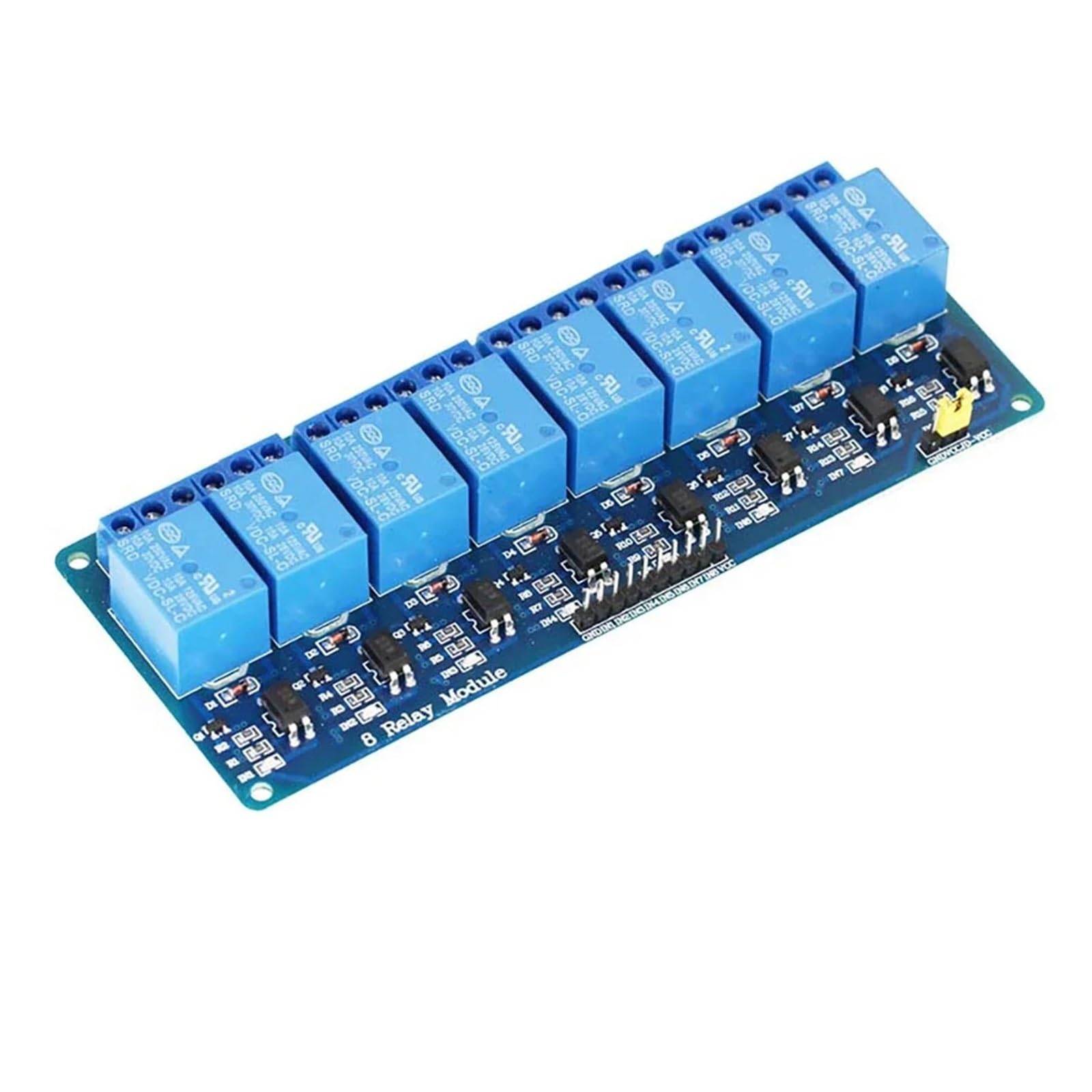 5V 12V Relaismodul 1 2 4 6 8 Kanal mit Optokoppler-Relaisausgang 1 2 4 6 8-Wege-Relaismodul for auf Lager(8 channel 12V) von YZZMY