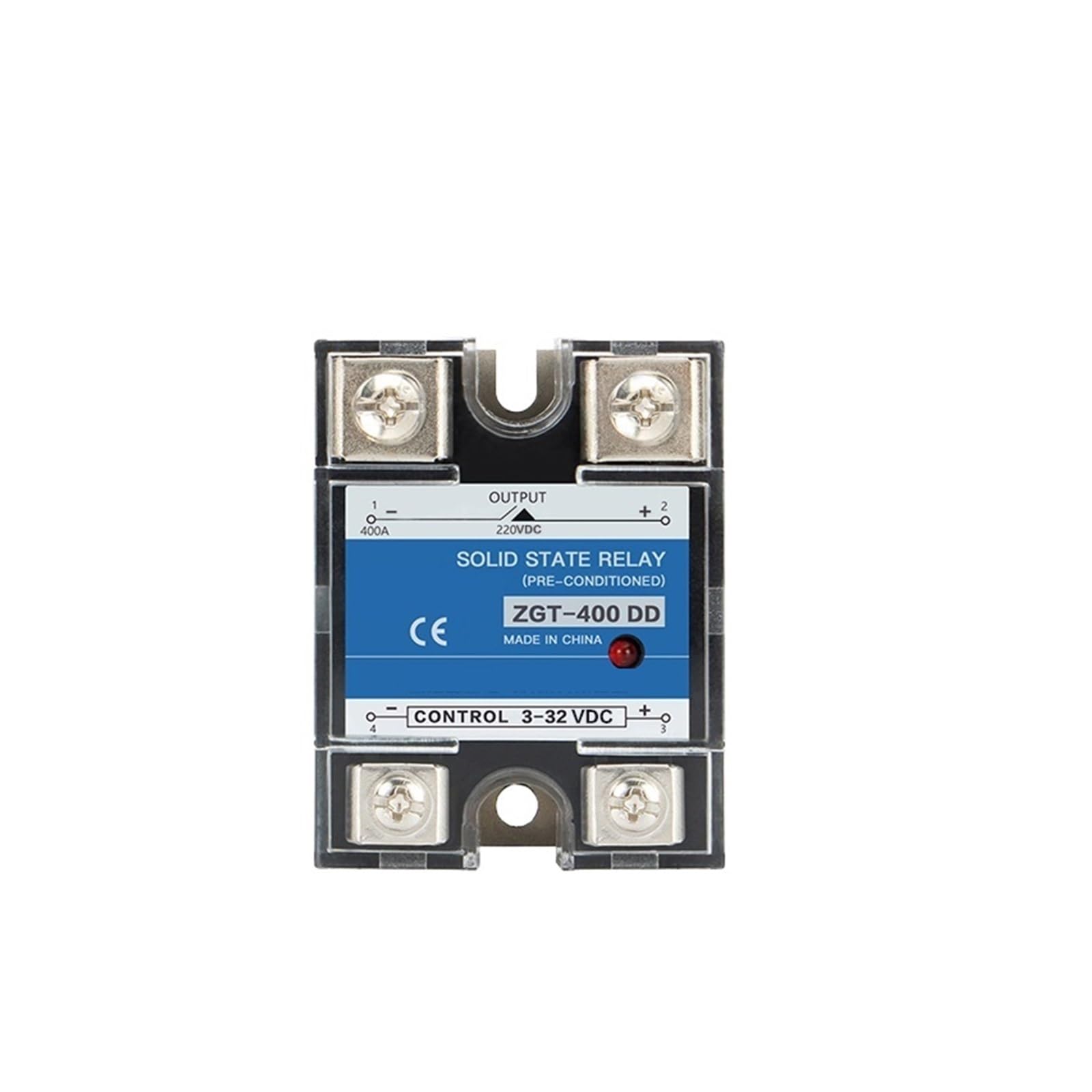 CG SSR-10DD 25DD 40DD 200A 600A SSR Einphasig DC Steuerung DC Kühlkörper 3-32VDC Zu 220VDC 600V 10A 25A 40A DD Solid State Relais(400DD 220V) von YZZMY