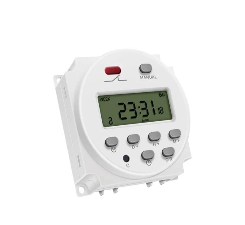 CN101A LCD Zeit Schalter 12V 24V 110V 220V Zeit Relais Straße Lampe Lillboard Netzteil Timer(12V,Timer Switch) von YZZMY