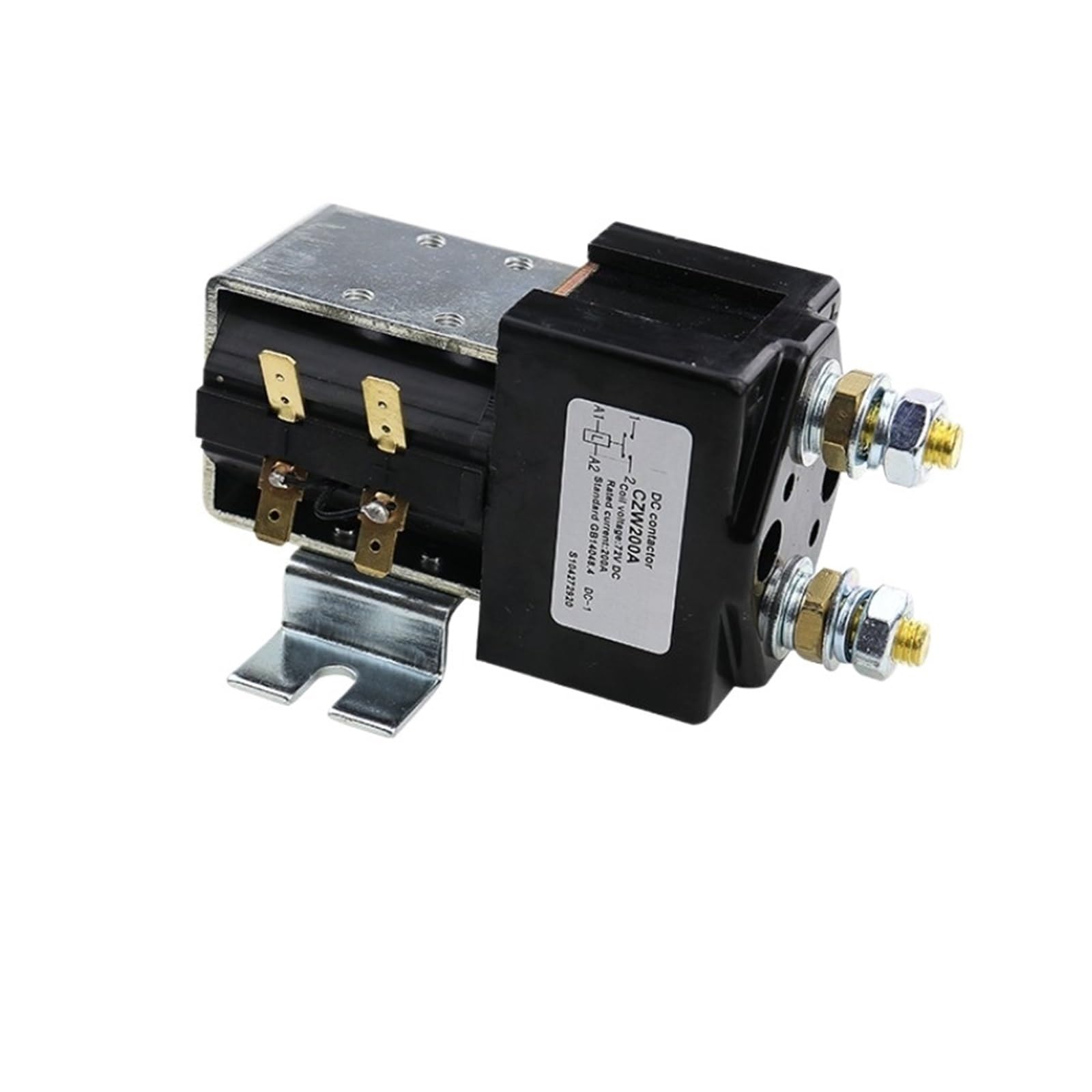 DC-Schütz CZW200A Leistungsrelais 12 V 24 V 36 V 48 V 60 V 72 V 120 V for Auto-Elektro-Gabelstapler-LKW-Schiffsbatterie(DC 48V) von YZZMY