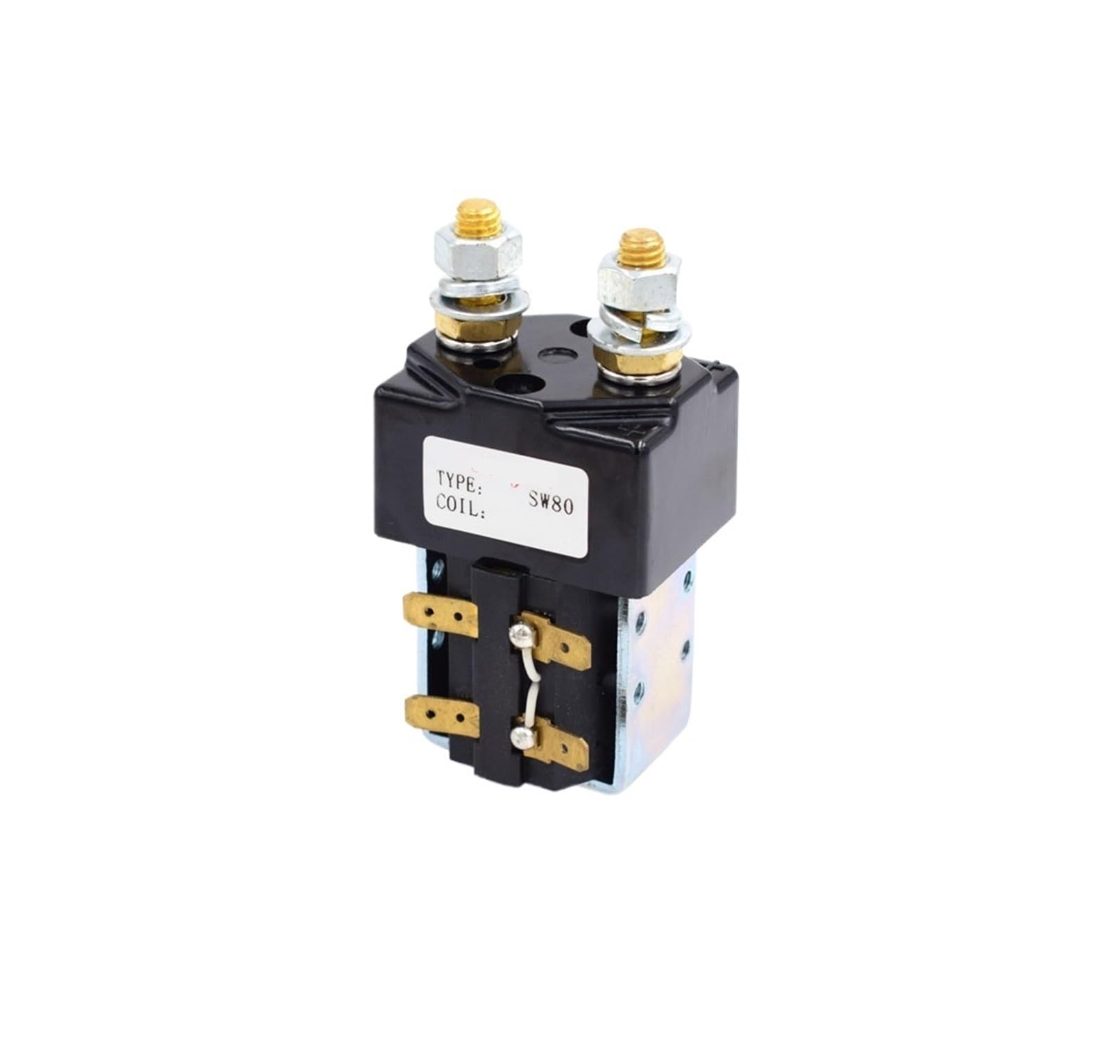 DC-Schütz SW80 125A Lagerung Schließer 12V 24V 36V 48V 60V 72V Batterie Auto Elektro Gabelstapler Zug Schiff(Installation 2,1NO_6V) von YZZMY