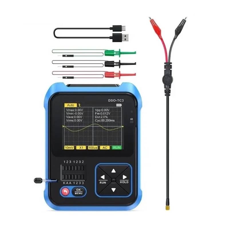 DSO-TC3 Handheld-Digitaloszilloskop-Transistortester Signalquelle 3-in-1-Multifunktionstester for elektronische Komponenten(DSO-TC3 Standard) von YZZMY