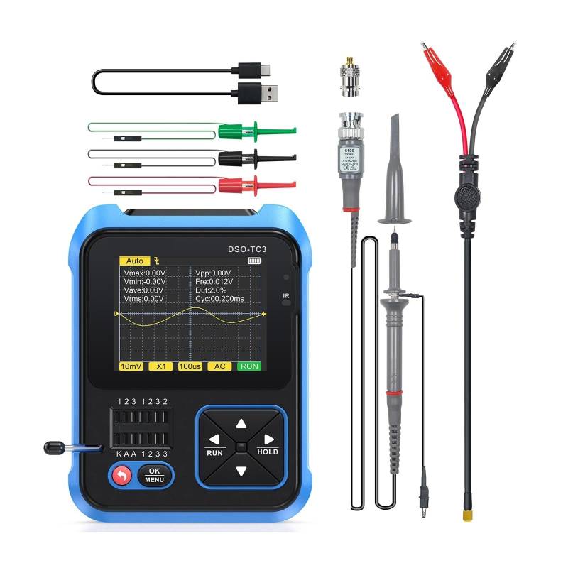 DSO-TC4 DSO-TC3 3-in-1 Handheld-Digitaloszilloskop Transistortester Signalquelle Tragbare elektronische Testwerkzeuge(DSO-TC3 Option) von YZZMY