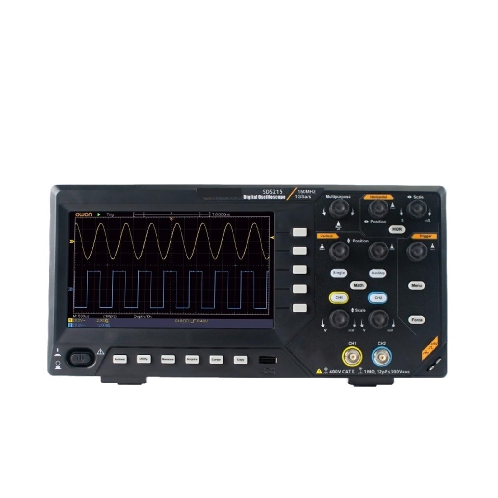 Digitaloszilloskop SDS200 2-Kanäle 100 MHz 150 MHz 200 MHz 1 GS/s FFT + 25 MHz 14-Bit-Signalgenerator SDS210S SDS215S SDS220S(SDS215,EU) von YZZMY