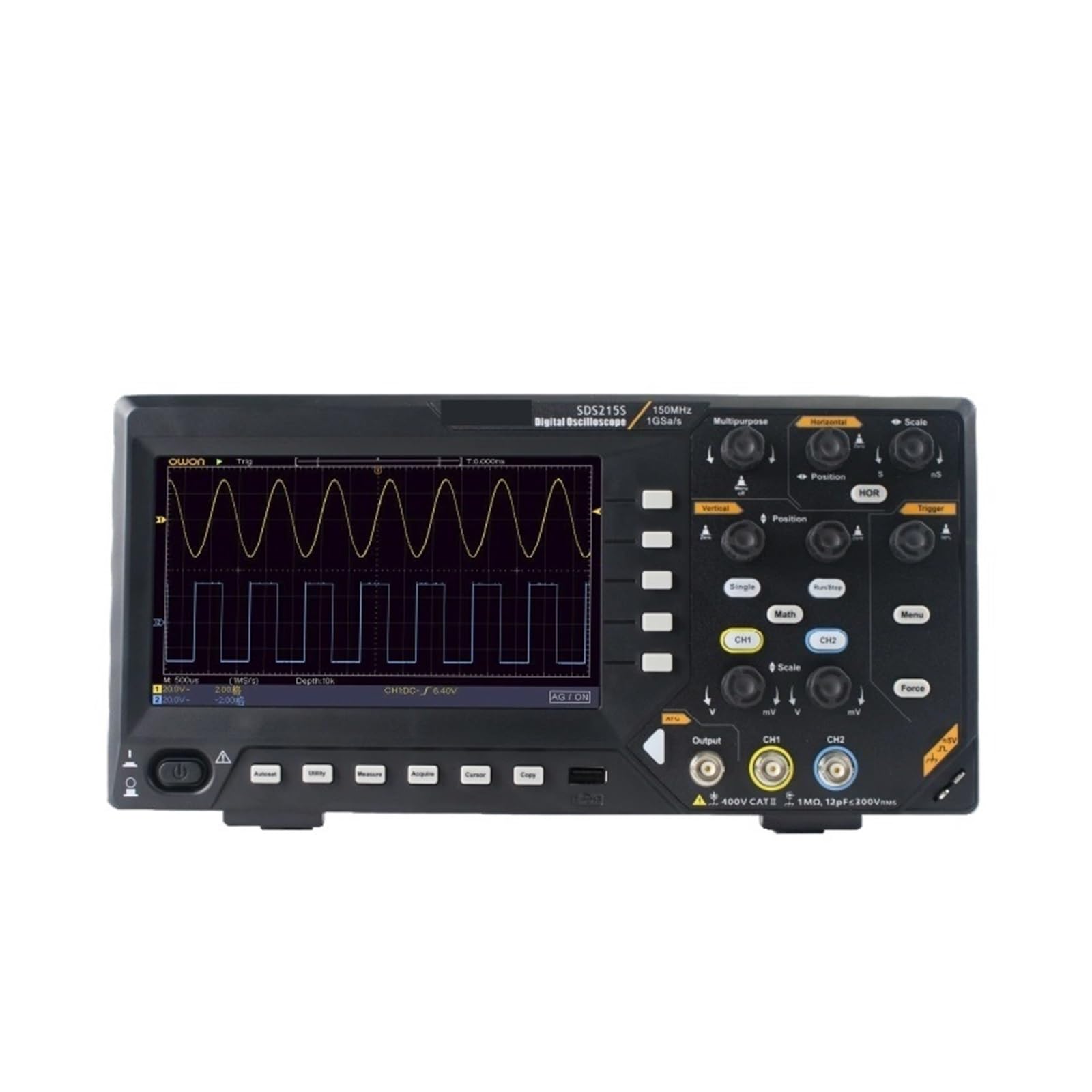 Digitaloszilloskop SDS200 2-Kanäle 100 MHz 150 MHz 200 MHz 1 GS/s FFT + 25 MHz 14-Bit-Signalgenerator SDS210S SDS215S SDS220S(SDS215S,Us) von YZZMY