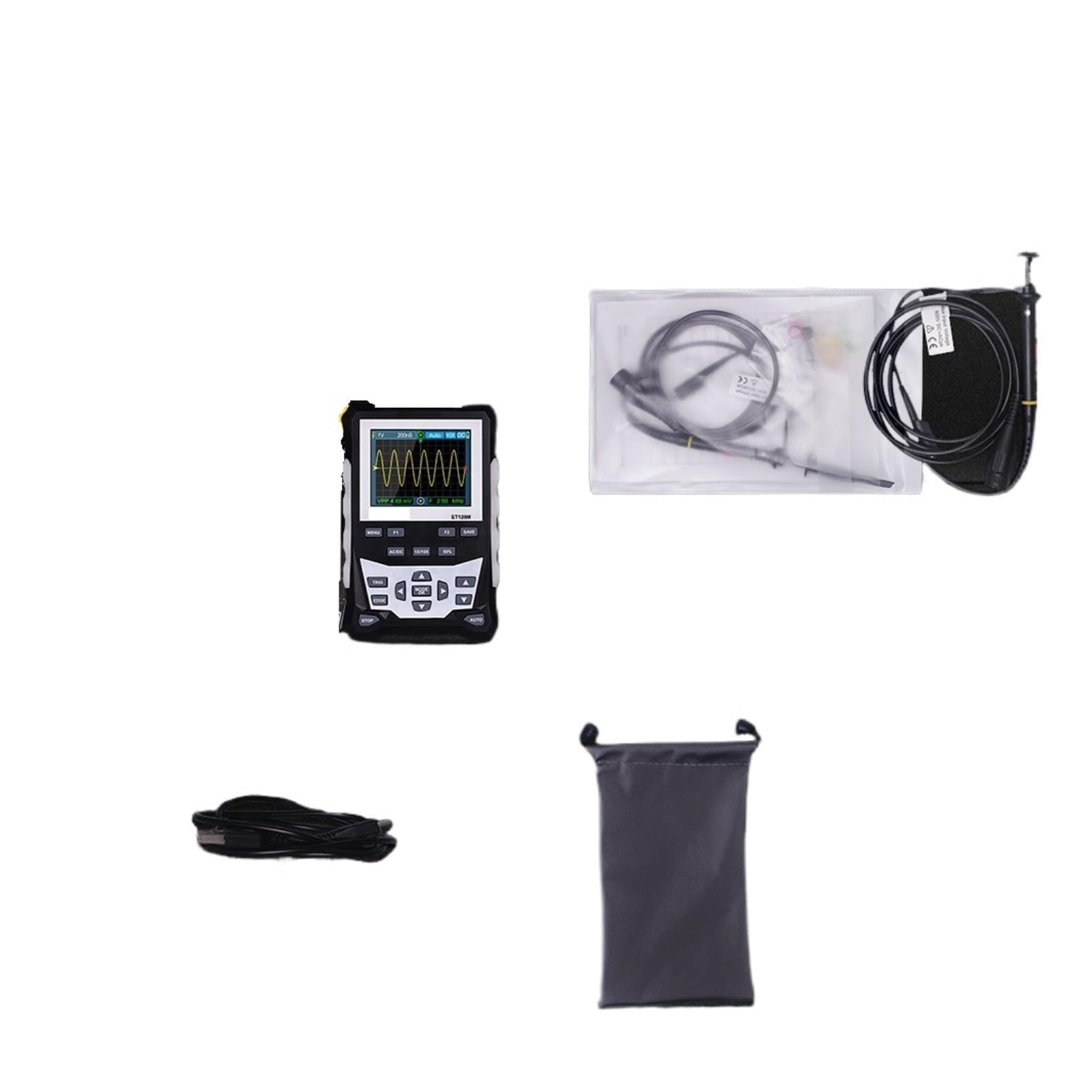 ET120M 500 MS/s 120 MHz Digitaloszilloskop Labor Elektrische Reparatur Handheld Tragbares Oszilloskop ET120M 500 MS/s 120 MHz Digitaloszilloskop Labor Elektrische Reparatur Handheld Tragbares Oszilloskop von YZZMY
