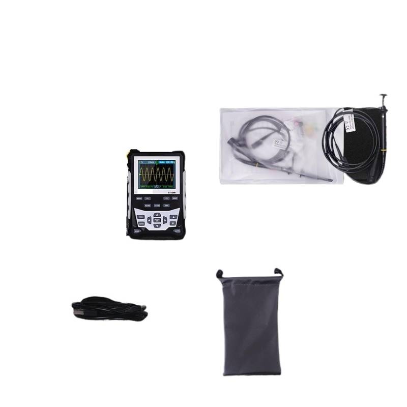 ET120M 500 MS/s 120 MHz Digitaloszilloskop Labor Elektrische Reparatur Handheld Tragbares Oszilloskop von YZZMY
