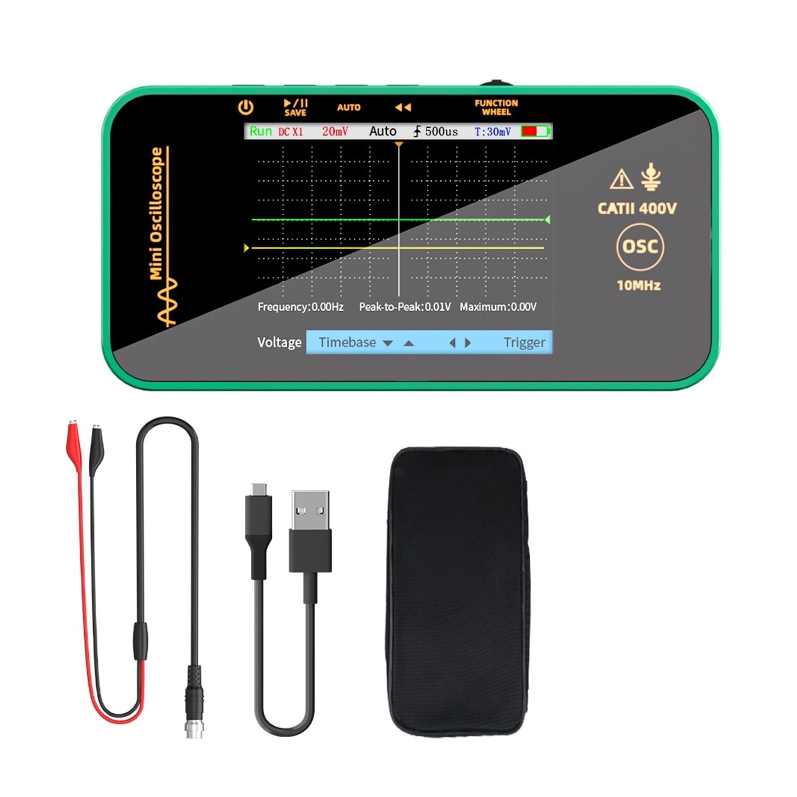 FY02 Digitaloszilloskop Multimeter Signalgenerator Einzelkanal 10MHz Bandbreite 48MSa/s tragbares Oszilloskop FY02 Digitaloszilloskop Multimeter Signalgenerator Einzelkanal 10MHz Bandbreite 48MSa/s tragbares Oszilloskop von YZZMY