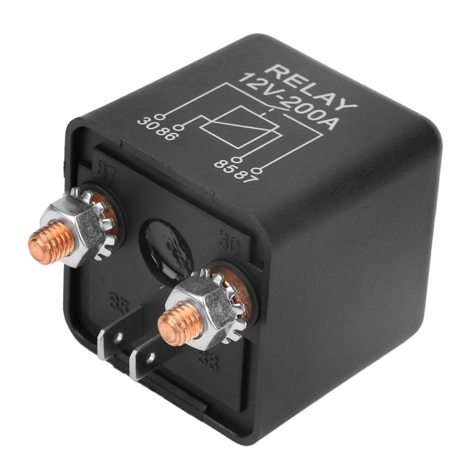 Hochfestes Auto-Startrelais, normalerweise offen, 100 A/200 A, WM686 ON/OFF RL/180, Batterie-Kontrollrelais für Auto DC 12 V (200 A) von YZZMY