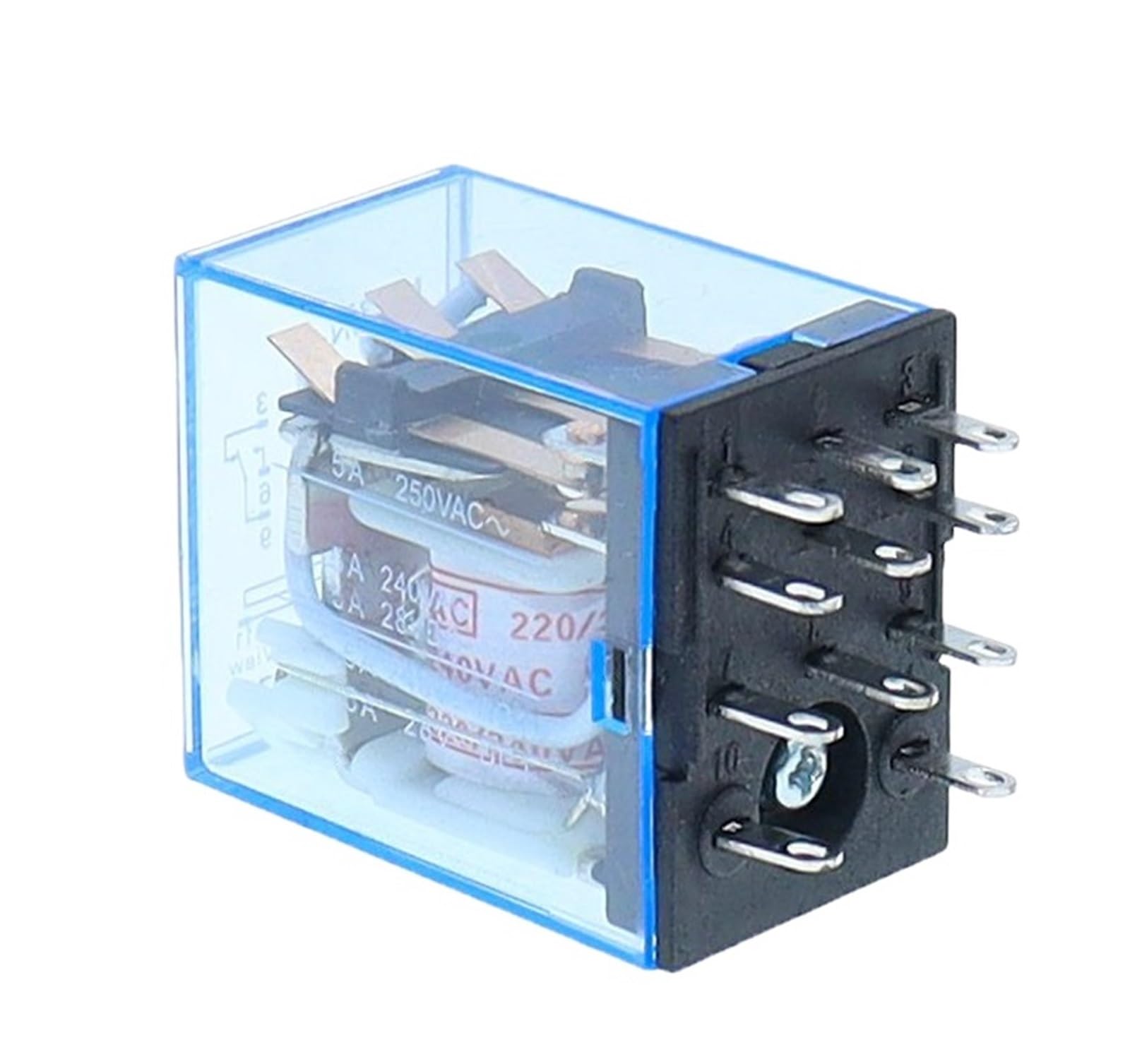 Micro Mini Relais HH53P MY3NJ MY3 11-Pin DC12V/DC24V/DC110V/AC220V Spule Allgemeine Zweck Zwischen Elektromagnetische(DC,24V) von YZZMY