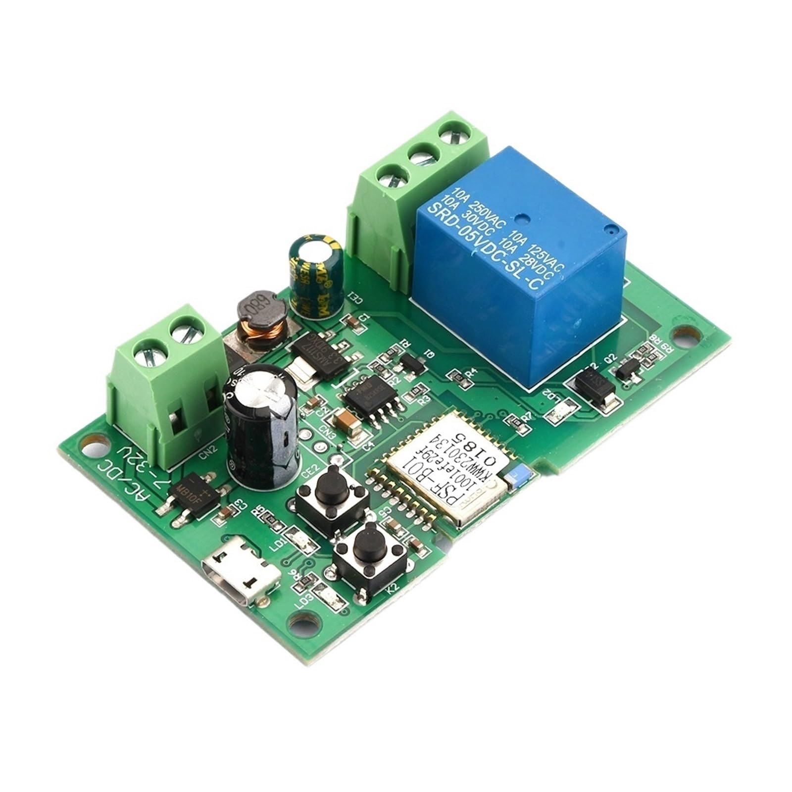 RF-Schaltermodul DC7-32V Relaismodul Fernbedienung Selbstsperrendes drahtloses Verzögerungsrelais for Zuhause RF-Schaltermodul DC7-32V Relaismodul Fernbedienung Selbstsperrendes drahtloses Verzögerungsrelais for Zuhause von YZZMY