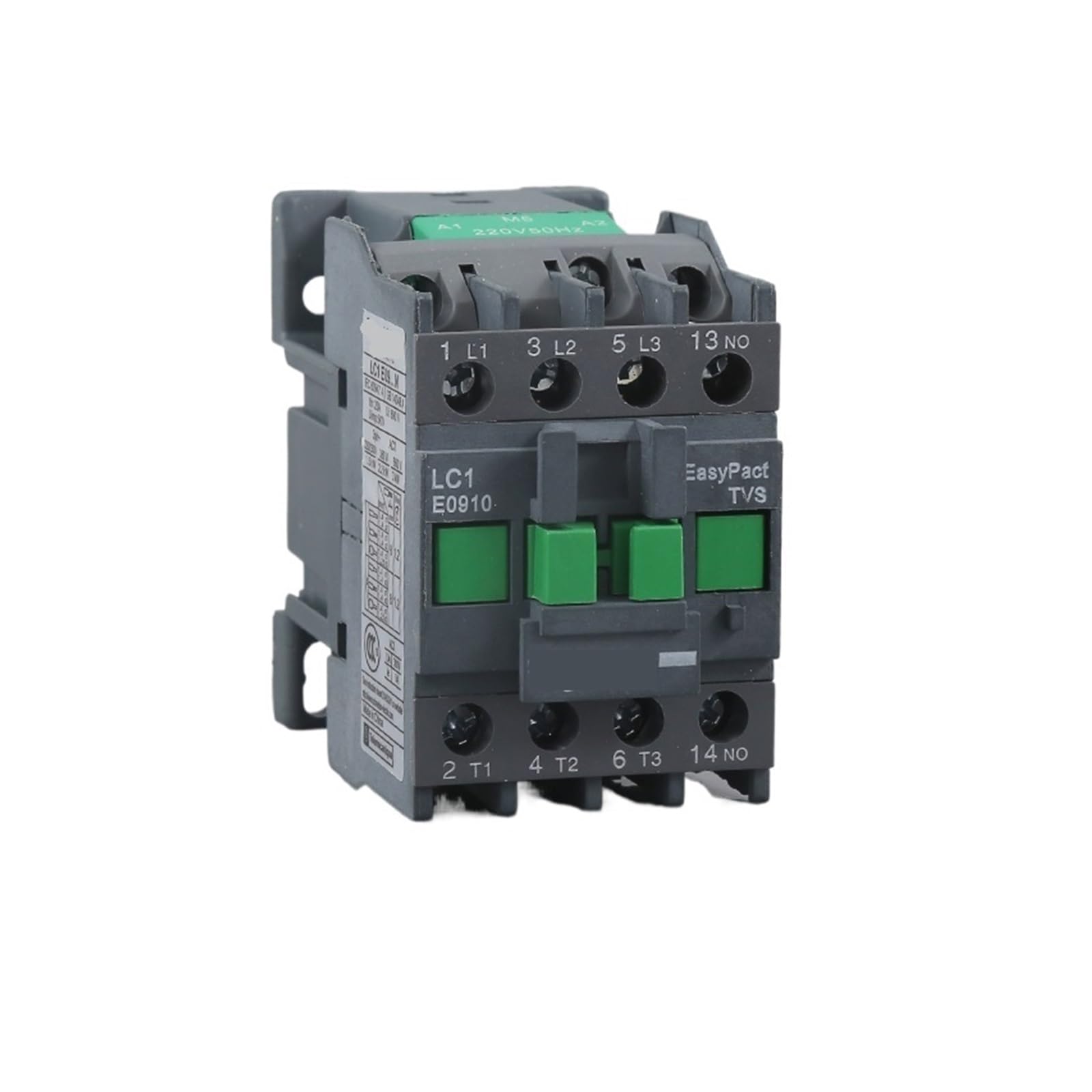 Schwarze Version Vierpoliges AC-Schütz LC1E0910 LC1E1201 LC1D1E LC1E25 LC1E32 LC1E3810 24 V 36 V 48 V 110 V 220 V 380 V(LC1E0901,48V) von YZZMY