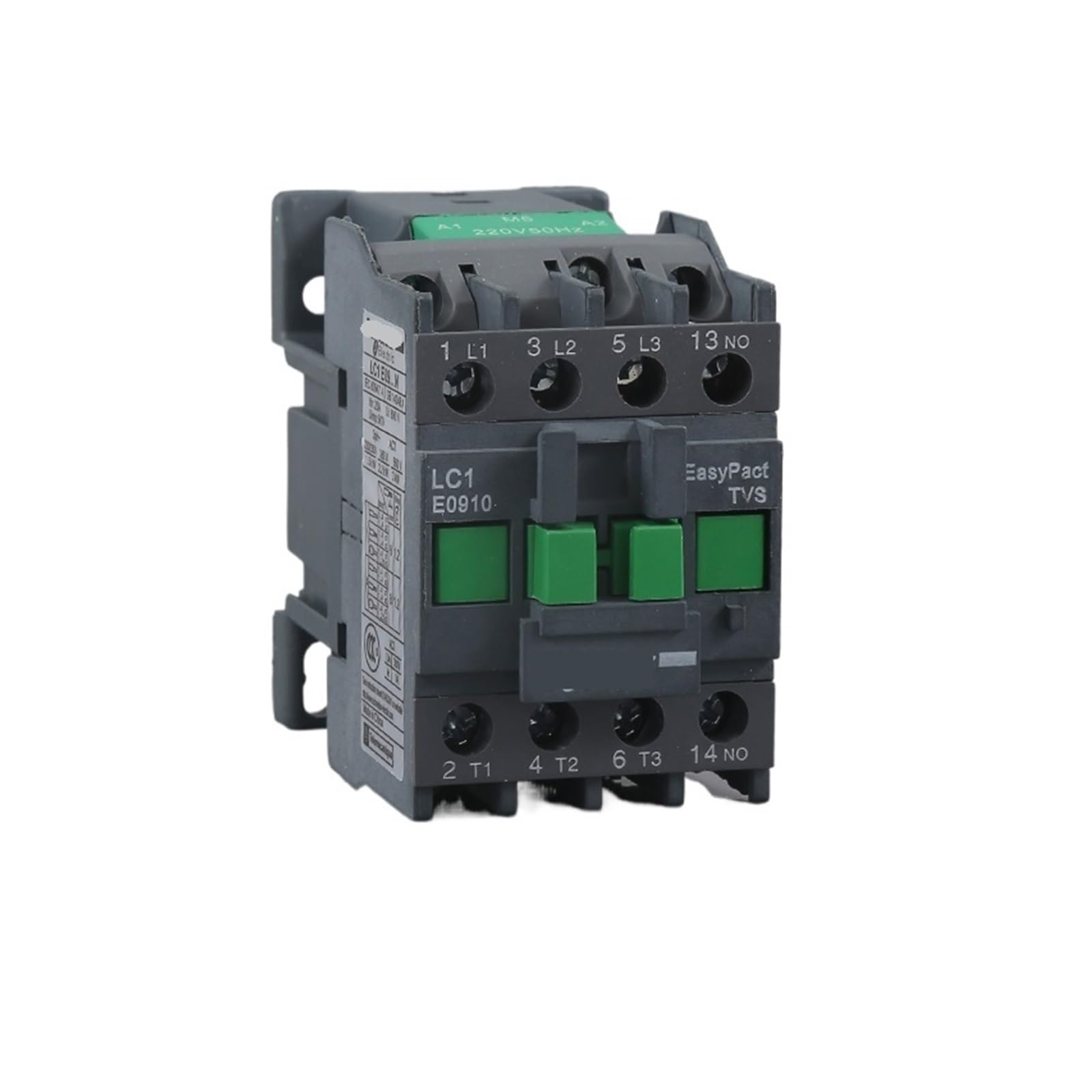 Schwarze Version Vierpoliges AC-Schütz LC1E0910 LC1E1201 LC1D1E LC1E25 LC1E32 LC1E3810 24 V 36 V 48 V 110 V 220 V 380 V(LC1E0910,48V) von YZZMY