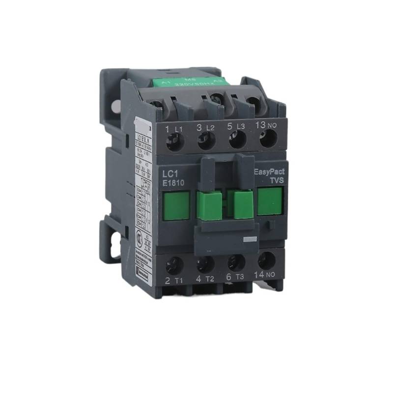 Schwarze Version Vierpoliges AC-Schütz LC1E0910 LC1E1201 LC1D1E LC1E25 LC1E32 LC1E3810 24 V 36 V 48 V 110 V 220 V 380 V(LC1E1810,48V) von YZZMY