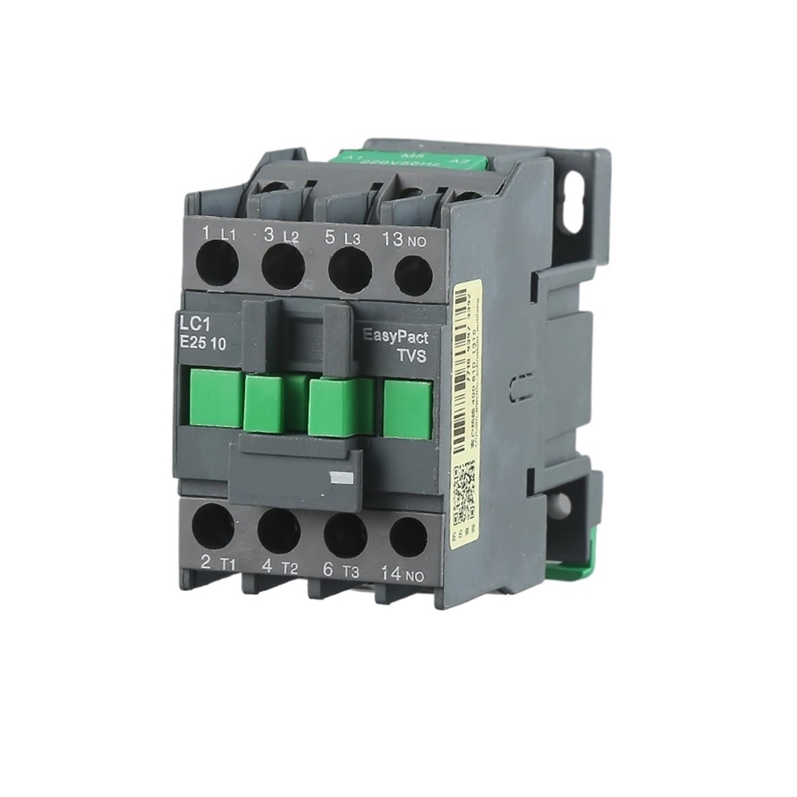 Schwarze Version Vierpoliges AC-Schütz LC1E0910 LC1E1201 LC1D1E LC1E25 LC1E32 LC1E3810 24 V 36 V 48 V 110 V 220 V 380 V(LC1E2510,24V) von YZZMY