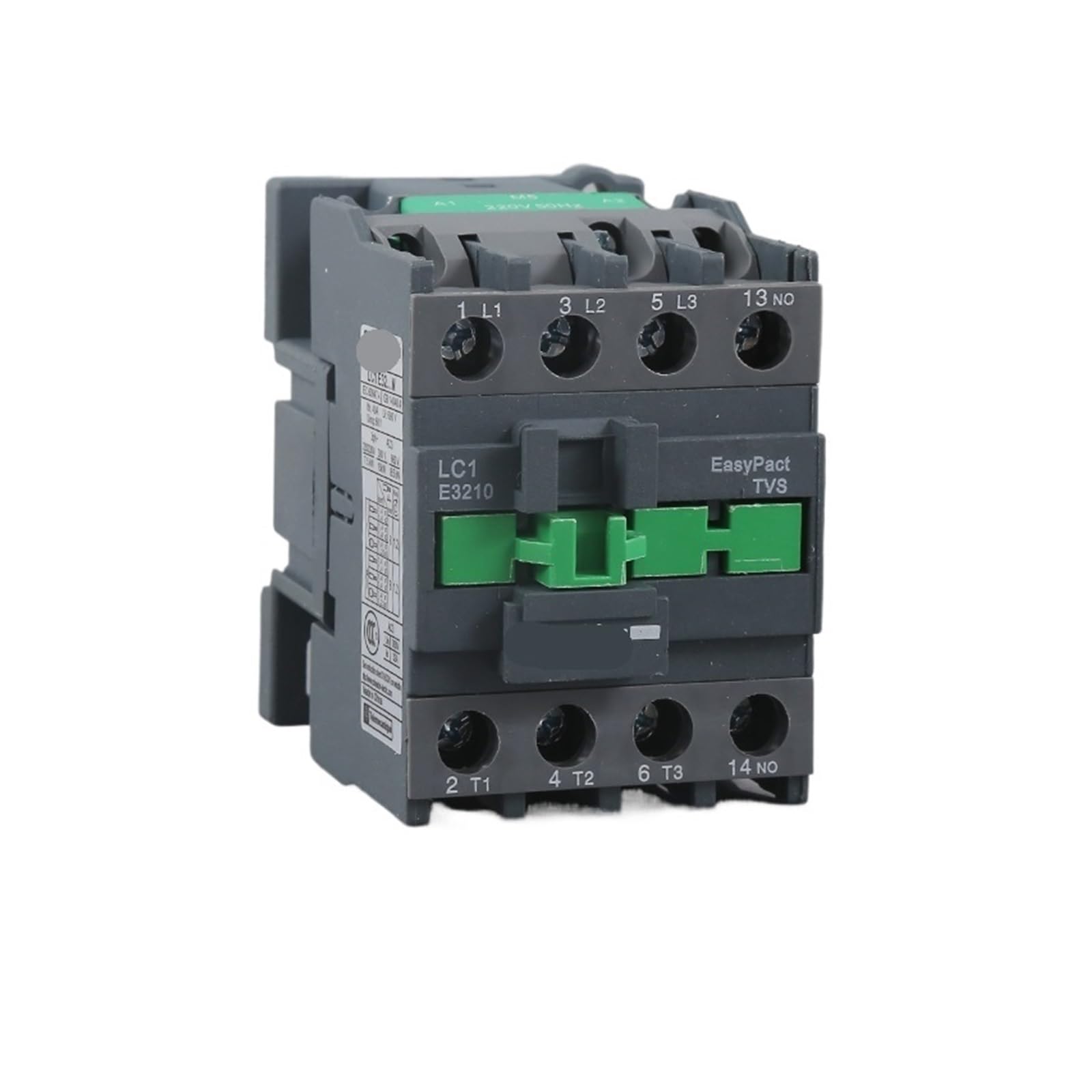 Schwarze Version Vierpoliges AC-Schütz LC1E0910 LC1E1201 LC1D1E LC1E25 LC1E32 LC1E3810 24 V 36 V 48 V 110 V 220 V 380 V(LC1E3201,48V) von YZZMY