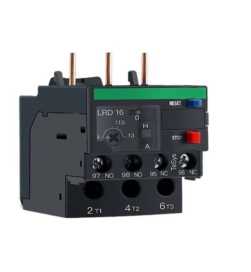 Thermisches Überlastrelais LRD12C LRD16C LRD21C LRD32C Relais dreipoliger thermisch-magnetischer Auslöser 10A LC1D Überlastschutz(LRD16C) von YZZMY