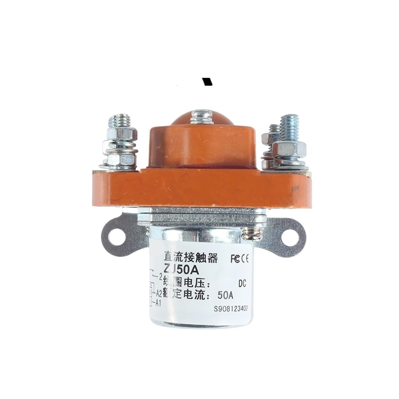 ZJ50A/100A/200A/400A/600A DC-Schütze 1NO for Autos und Steuerungssysteme 50A 100A 200A 400A 12V 24V 48V 72V normalerweise offener Kontakt(ZJ50A,1NO_6V) von YZZMY