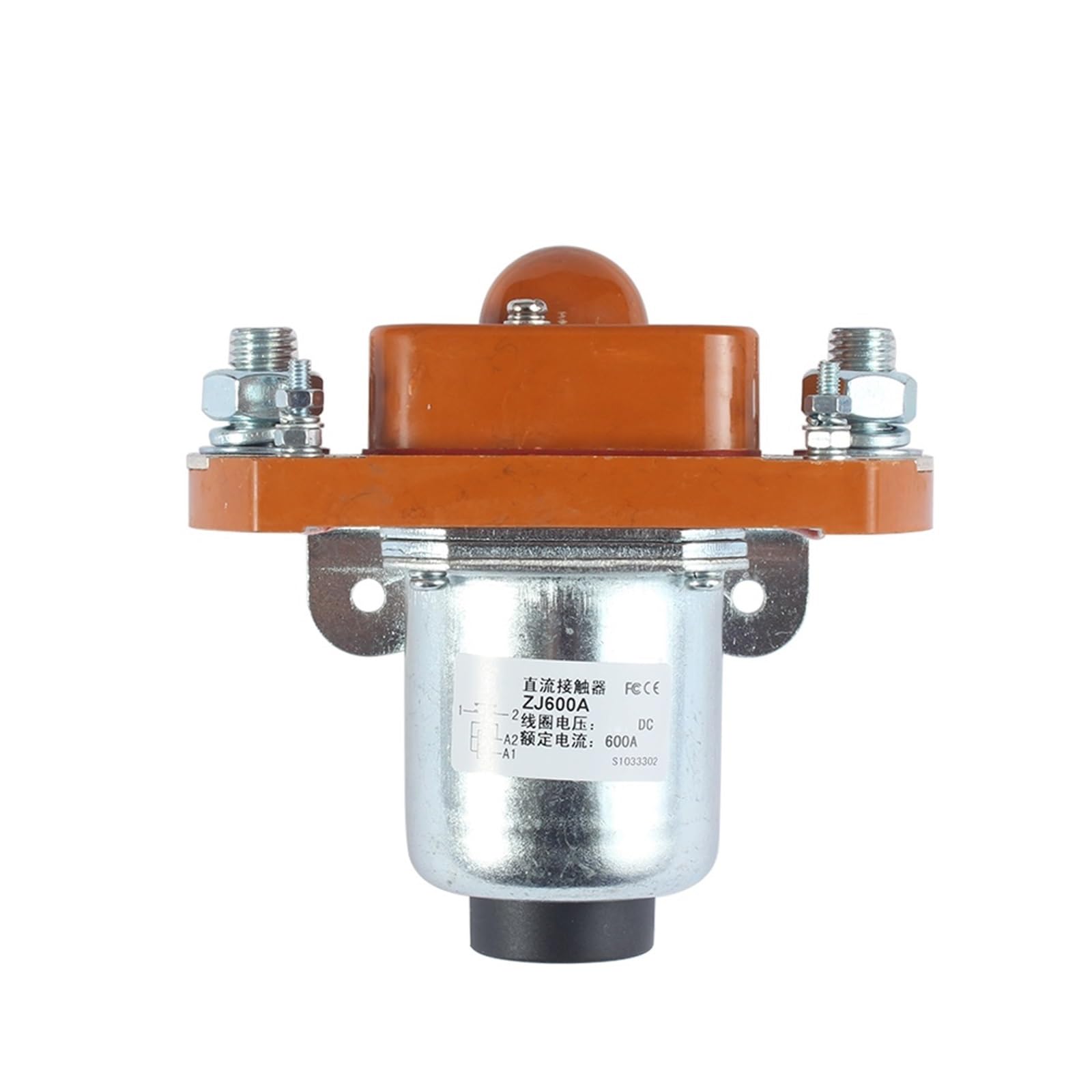 ZJ50A/100A/200A/400A/600A DC-Schütze 1NO for Autos und Steuerungssysteme 50A 100A 200A 400A 12V 24V 48V 72V normalerweise offener Kontakt(ZJ600A,1NO_12V) von YZZMY