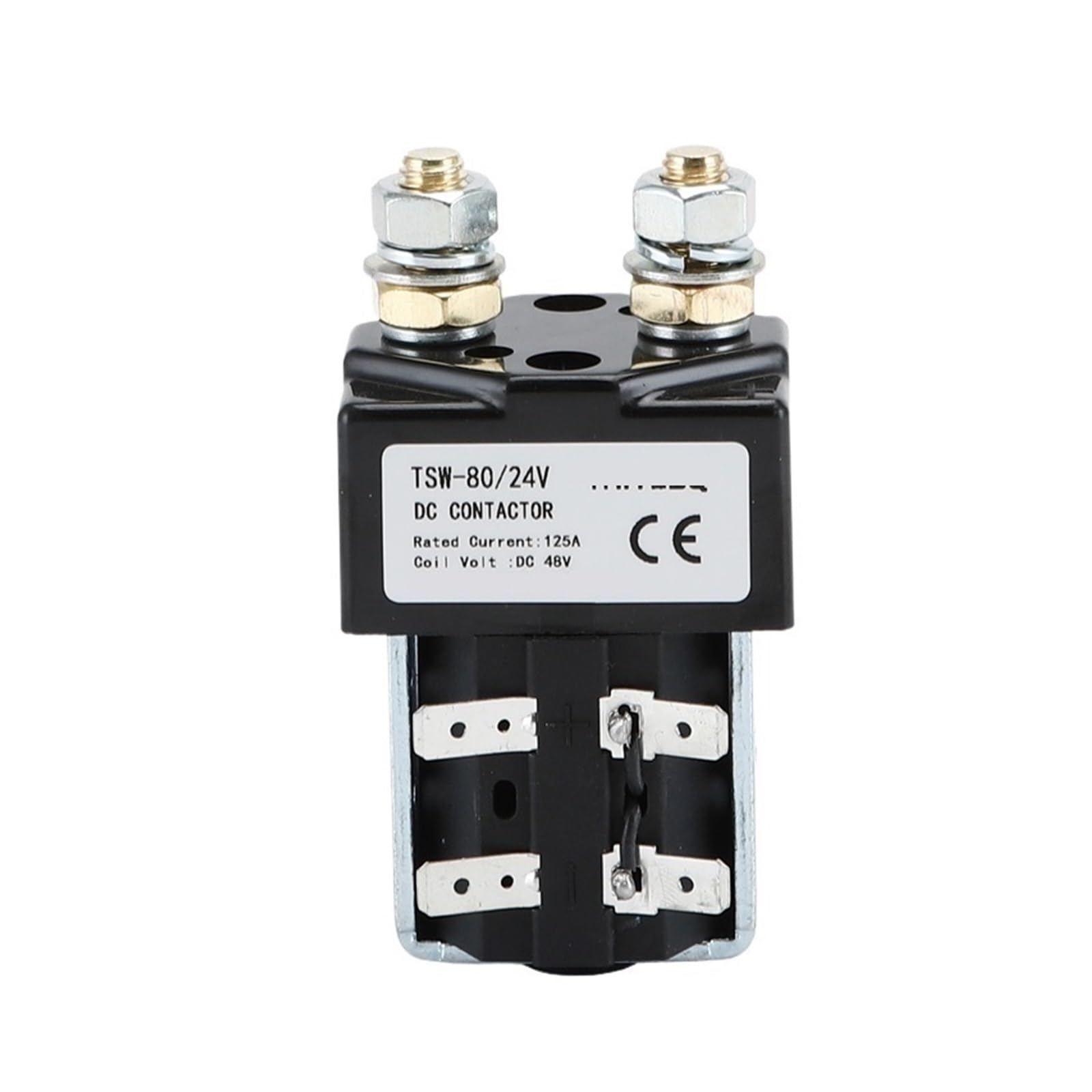 ZJW100 (SW80) 125A DC-Schütz, Lagerung, normalerweise offen, 12 V, 24 V, 36 V, 48 V, 60 V, 72 V, Batterie, Auto, Elektro-Gabelstapler, Zug, Schiff(72V) von YZZMY