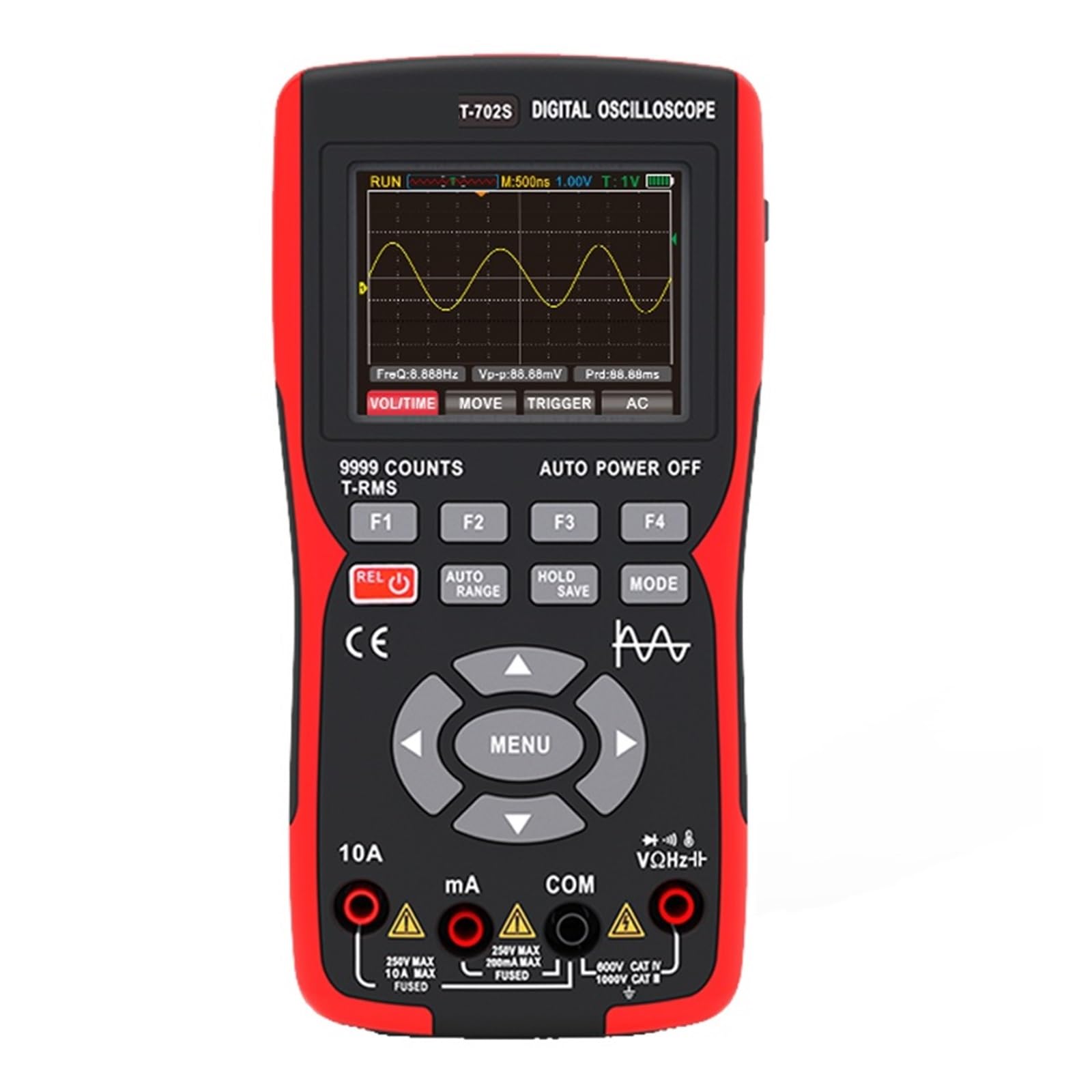 ZT-702S 2 in 1 Handheld Digital Automotive Oszilloskop Multimeter, Einzelkanal 10MHZ Bandbreite, 64Kbyte Aufzeichnungslänge, 48 ZT-702S 2 in 1 Handheld Digital Automotive Oszilloskop Multimeter, Einzelkanal 10MHZ Bandbreite, 64Kbyte Aufzeichnungslänge, 48 von YZZMY