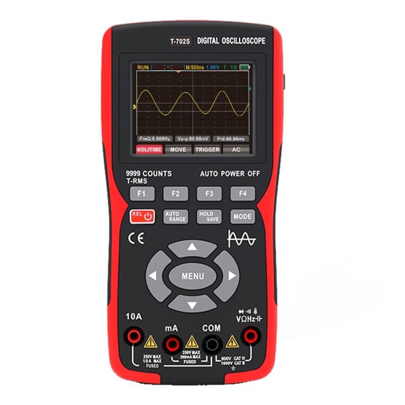 ZT-702S 2 in 1 Handheld Digital Automotive Oszilloskop Multimeter, Einzelkanal 10MHZ Bandbreite, 64Kbyte Aufzeichnungslänge, 48 von YZZMY