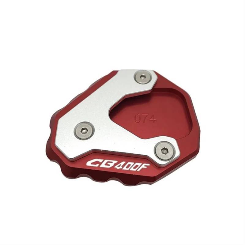 YaSao Motorrad-Ständer-Pad Für CB500X CNC Ständer Vergrößern Platte Fuß CB 500X CB400X CB 400X 2013-2023 Seite Stehen Enlarger Erweiterung Unterstützung Pad(CB400F-9) von YaSao