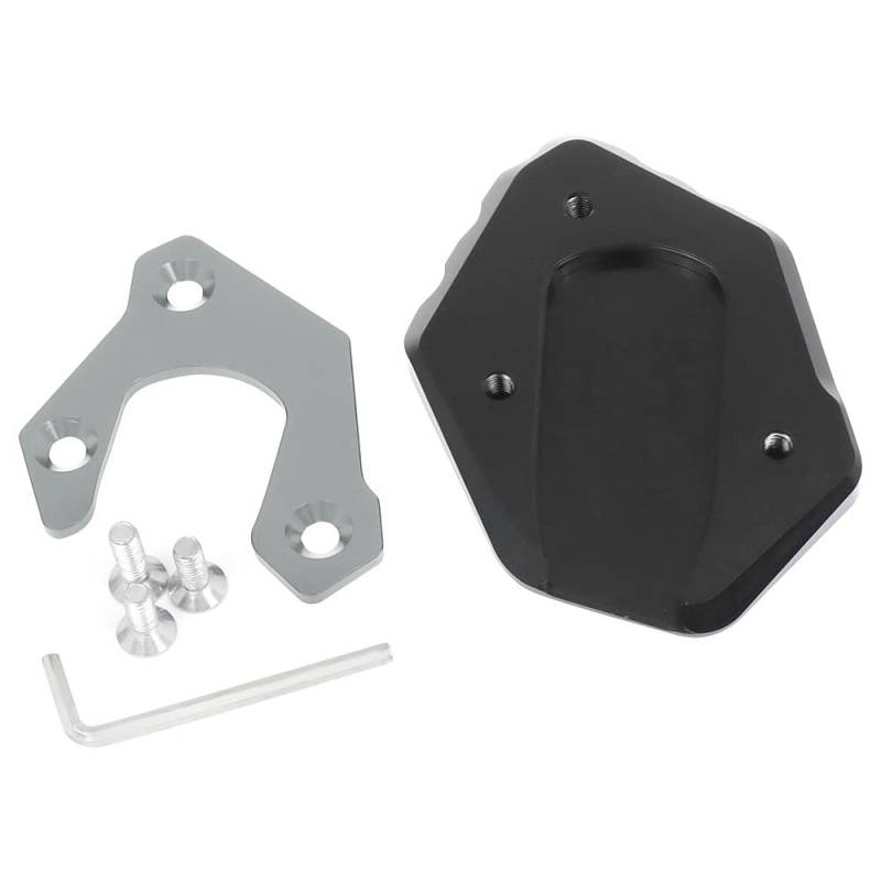 YaSao Motorrad-Ständer-Pad Für FJR1300 FJR 1300 2001-2019 Motorrad Kickstand Verlängerung Pad Fuß Seite Stehen Vergrößern Unterstützung Platte Zubehör(4) von YaSao