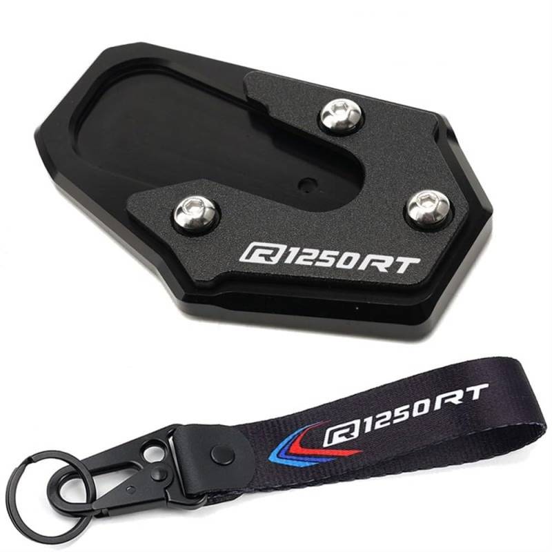 YaSao Motorrad-Ständer-Pad Für R1200RT R1200 RT 2014-2018 R1250RT R1250 RT 2018-2020 Zubehör Motorrad Schlüsselbund Kickstand Seite Stehen Verlängerung Pad(R1250RT Black) von YaSao