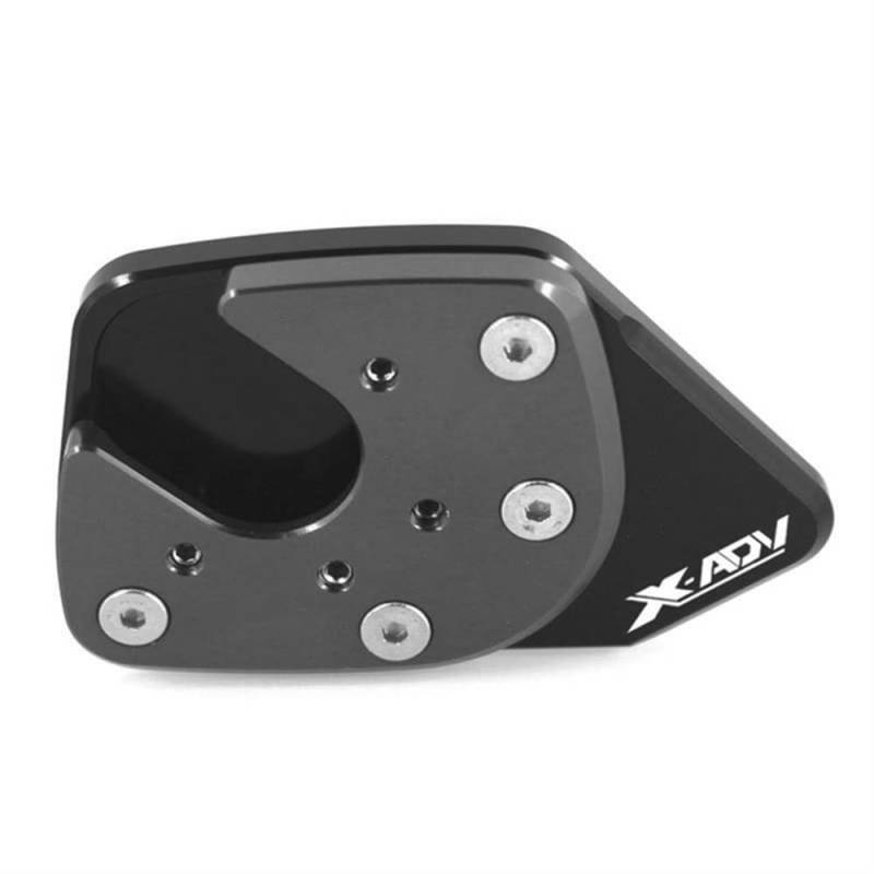 YaSao Motorrad-Ständer-Pad Für XADV X-ADV 750 XADV750 X-ADV750 2017-2020 Motorrad CNC Seite Stehen Pad Platte Kickstand Enlarger Unterstützung Verlängerung(TITANIUM24) von YaSao
