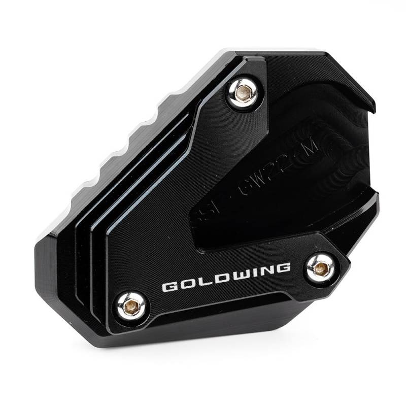 YaSao Motorrad-Ständer-Pad Fußseitenständerpolster Für Goldwing1800 Gold Wing 1800 GL1800 2018-2020 2021 2022 Motorrad CNC Kickstand Verlängerungsplatte(3) von YaSao
