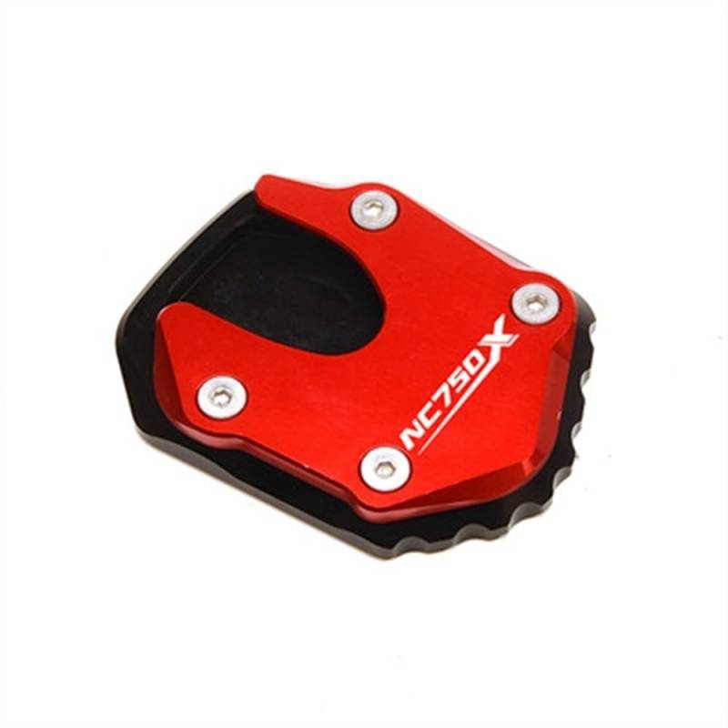YaSao Motorrad-Ständer-Pad Motorrad CNC Fuß Seite Stehen Pad Ständer Vergrößerungs Platte Unterstützung Verlängerung Für NC750X 2021 2022 2023(A-2) von YaSao