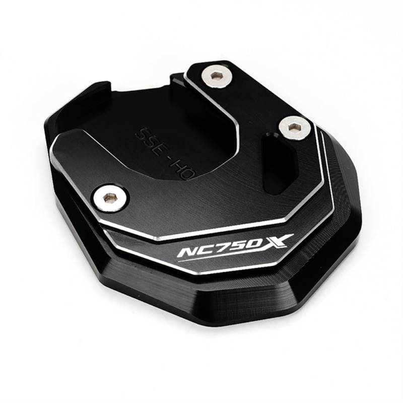 YaSao Motorrad-Ständer-Pad Motorrad CNC Fuß Seite Stehen Pad Ständer Vergrößerungs Platte Unterstützung Verlängerung Für NC750X 2021 2022 2023(B-3) von YaSao