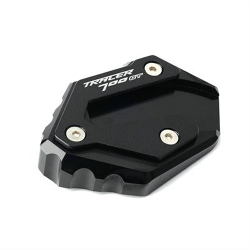 YaSao Motorrad-Ständer-Pad Motorrad CNC Ständer Fuß Seite Stehen Verlängerung Pad Unterstützung Platte Für Tracer 700GT Tracer 700 Tracer MT07 2015-2023(5) von YaSao