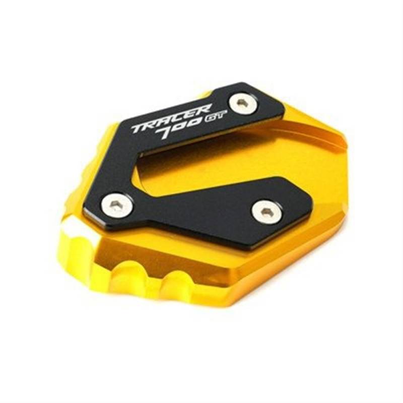 YaSao Motorrad-Ständer-Pad Motorrad CNC Ständer Fuß Seite Stehen Verlängerung Pad Unterstützung Platte Für Tracer 700GT Tracer 700 Tracer MT07 2015-2023(99) von YaSao