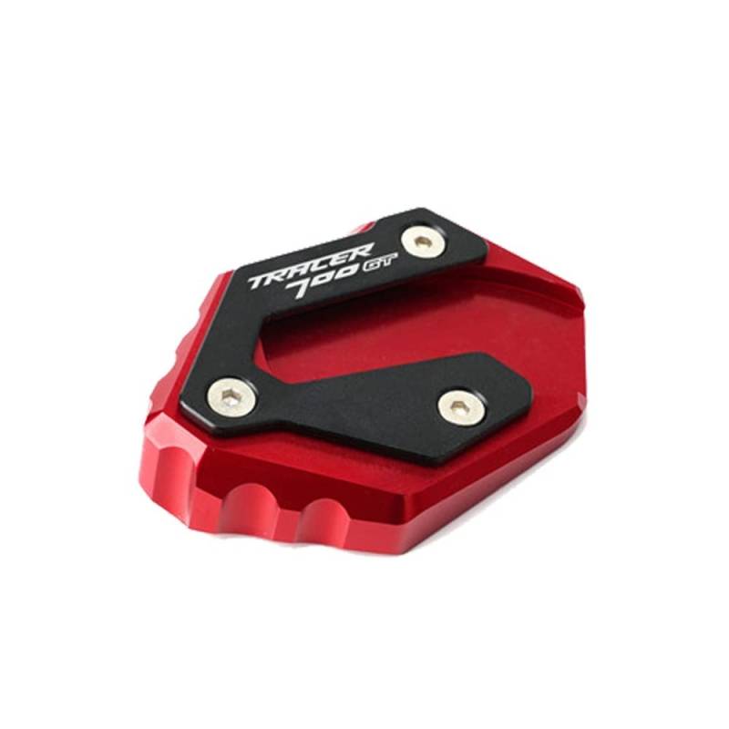 YaSao Motorrad-Ständer-Pad Motorrad Kickstand Verlängerung Fuß Seite Stehen Vergrößern Pad FÜR Tracer/Tracer 700 GT 2015-2021(3) von YaSao