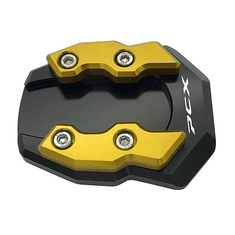 YaSao Motorrad-Ständer-Pad Motorrad Seite Stehen Pad Platte Ständer Enlarger Unterstützung Erweiterung Für PCX125 PCX 125 PCX150 PCX 150 PCX160 2018-2021(5) von YaSao