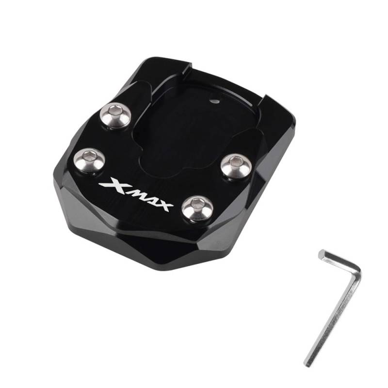 YaSao Motorrad-Ständer-Pad Motorrad Zubehör Ständer Seite Stehen Verlängerung Enlarger Pad Seite Halterung Für Xmax X-MAX 125 250 300 400 XMAX300(99) von YaSao