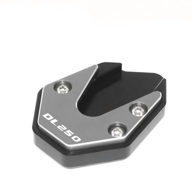 YaSao Motorrad-Ständer-Pad Motorräder Ständer Fuß Seite Ständer Verlängerung Pad Unterstützung Platte Für Suzuki VStrom 250 DL250 V-Strom DL250 GW250 DL 250 GW 250(DL250 Titanium) von YaSao