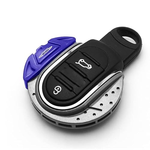 Schlüsselhülle im Bremsscheiben-Design für Mini Cooper F55 F56 F57 F54 F60 2014-2019(Blau) von YaaGoo