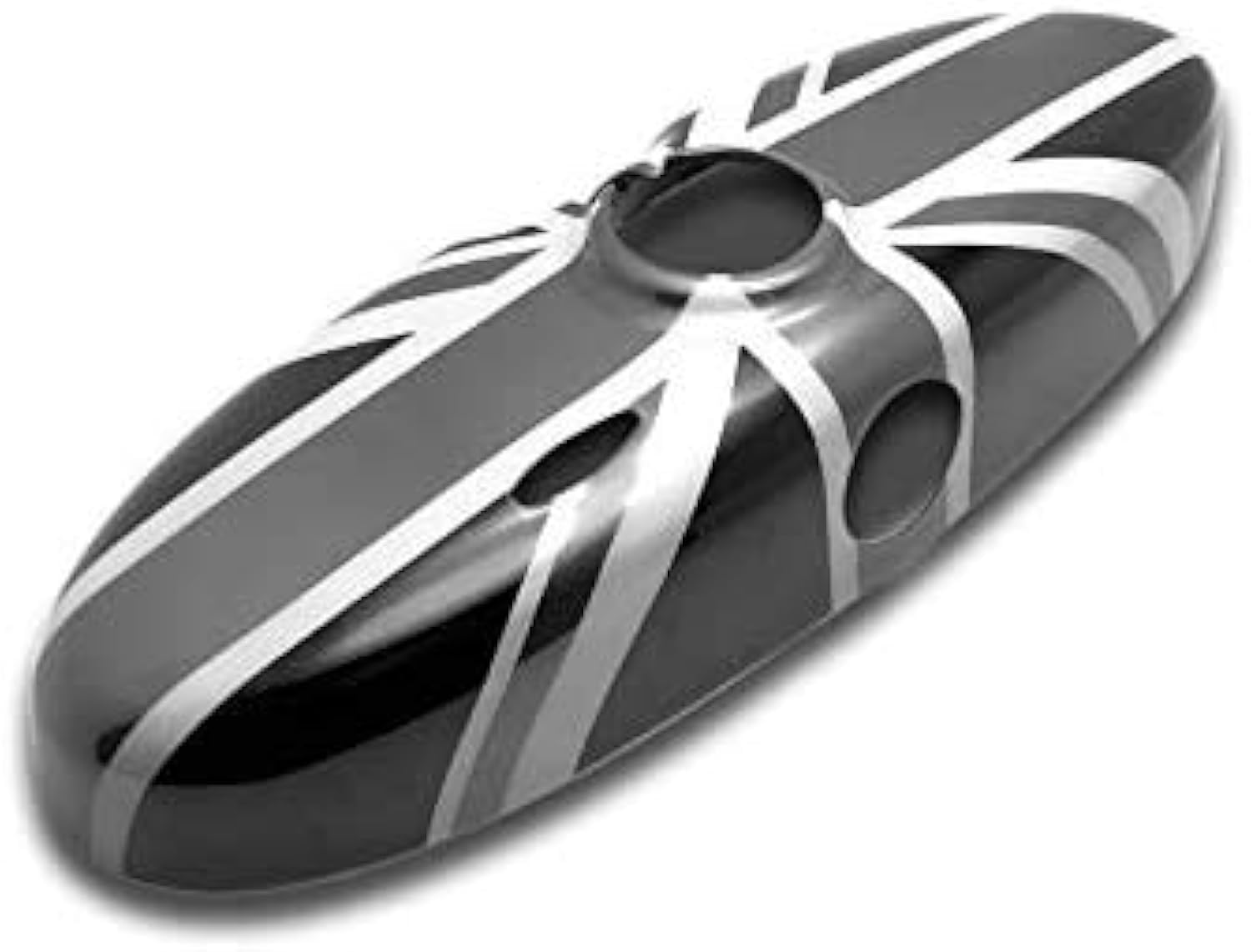 YaaGoo Innenspiegel-Abdeckung, für R50 R52 R53 R55 R56 R57 R58 R59 R60 R61 Mini (Grau Jack, R50-R61 2004-2013) von YaaGoo