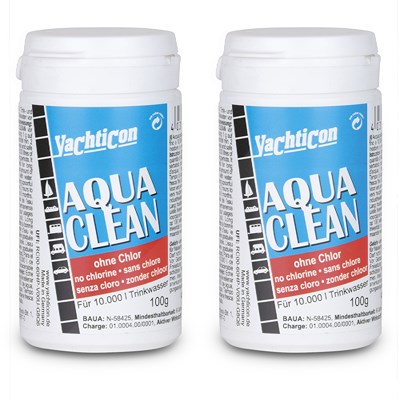 Yachticon 2x Aqua Clean AC 10.000 Wasserkonservierung- ohne Chlor- 100 g von Yachticon