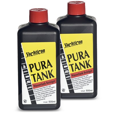 Yachticon 2x Pura Tank Wassertankreiniger - ohne Chlor- 500 ml von Yachticon