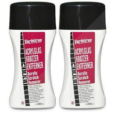 Yachticon 2x Acrylglas Kratzer Entferner 250 ml von Yachticon