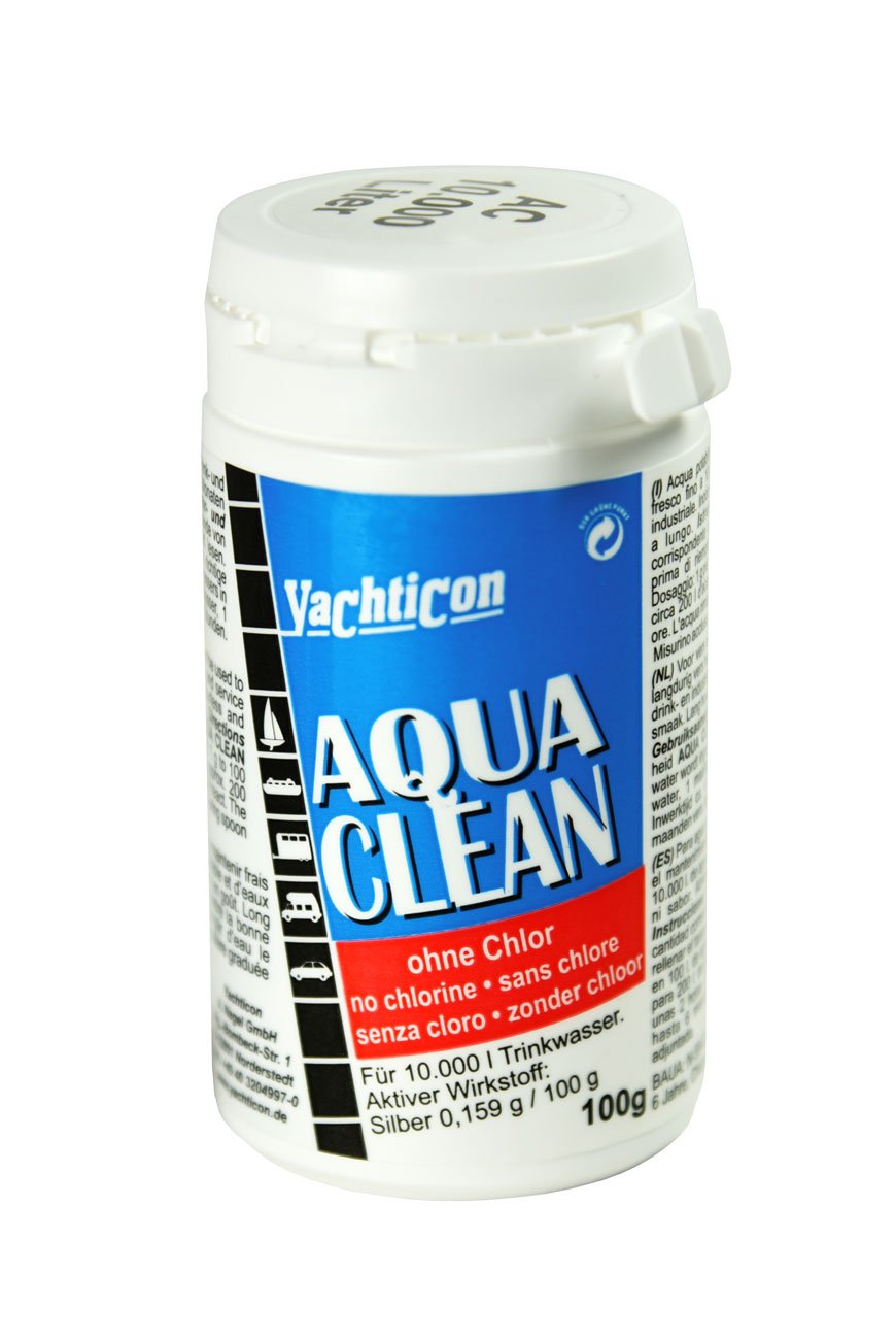 YACHTICON Aqua Clean AC 10.000 ohne Chlor 100g für 10000 Liter | Wasseraufbereiter Wohnmobil Yacht Camping | Konservierung, 100 gr YACHTICON Aqua Clean AC 10.000 ohne Chlor 100g für 10000 Liter | Wasseraufbereiter Wohnmobil Yacht Camping | Konservierung, 100 gr von YACHTICON