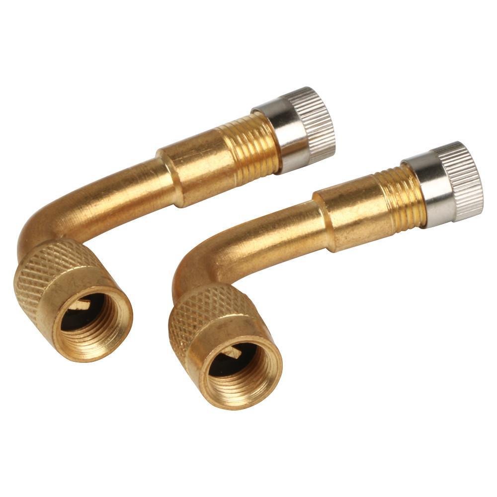 Yaheetech 2x Ventiladapter mit Winkel Ventilverlängerung Reifenventilverlängerung 90 Grad Gebogen Metall für Fahrrad Motorrad KFZ Yaheetech 2x Ventiladapter mit Winkel Ventilverlängerung Reifenventilverlängerung 90 Grad Gebogen Metall für Fahrrad Motorrad KFZ von Yaheetech