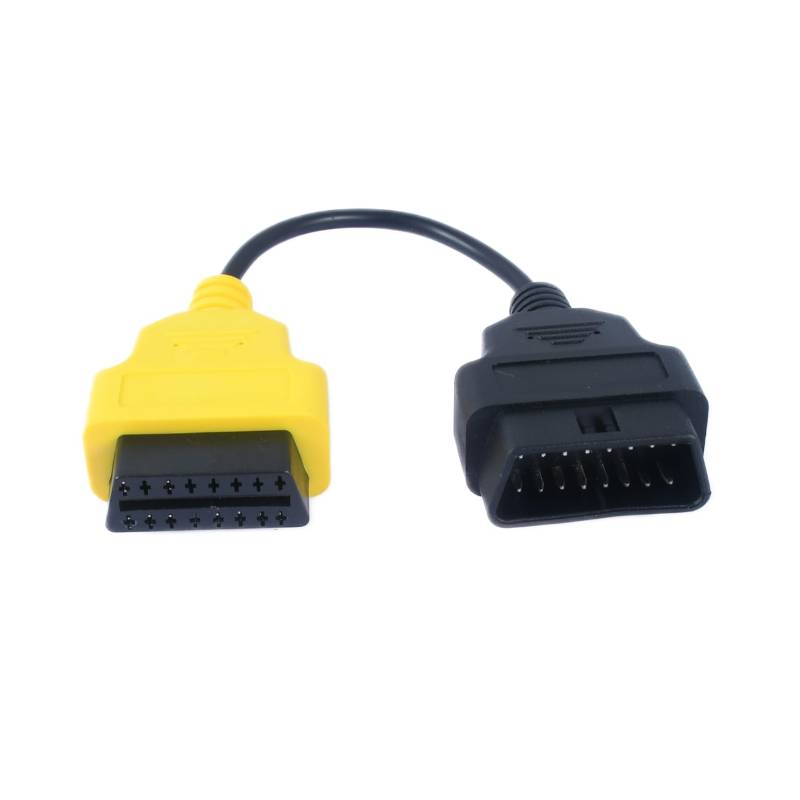 Yalgdlen ECU Scan Ecuscan Kabel Adapter ECU Yellow A3 Kompatibel mit FIAT OBD ECU Adapter Multi ECU Scan Tool von Yalgdlen