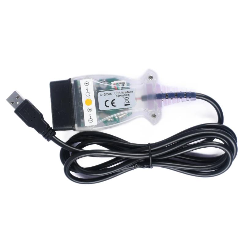 Yalgdlen Ediabas Kcan Dcan Kabel K+DCAN Kabel k-dcan OBD obd2 Adapter Kompatibel mit BMW von Yalgdlen